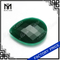 Натуральный нефритовый камень оптом груша граненый зеленый нефрит для ювелирных изделий кольца