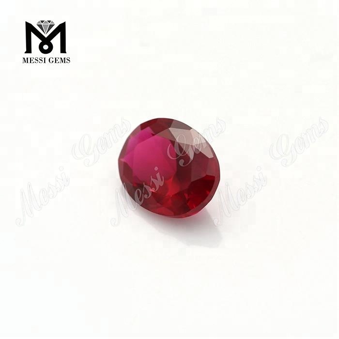 Свободный синтетический рубин № 7 цвет красный корунд драгоценные камни