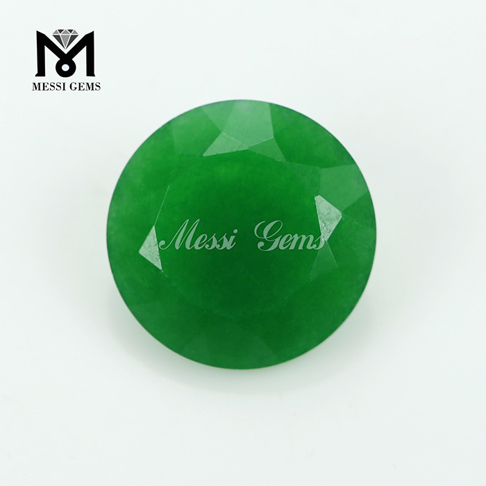 15 мм круглый зеленый малайзийский нефритовый драгоценный камень