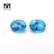 Подушка из голубого топаза с цветочной огранкой 11 * 11 мм, натуральные свободные драгоценные камни