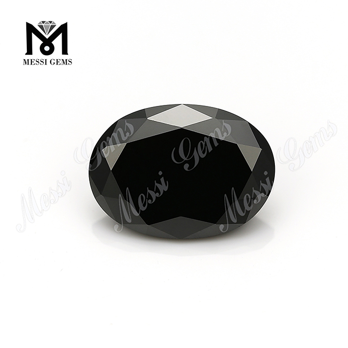 овальная огранка синтетический муассанит черного цвета сыпучий бриллиант цена