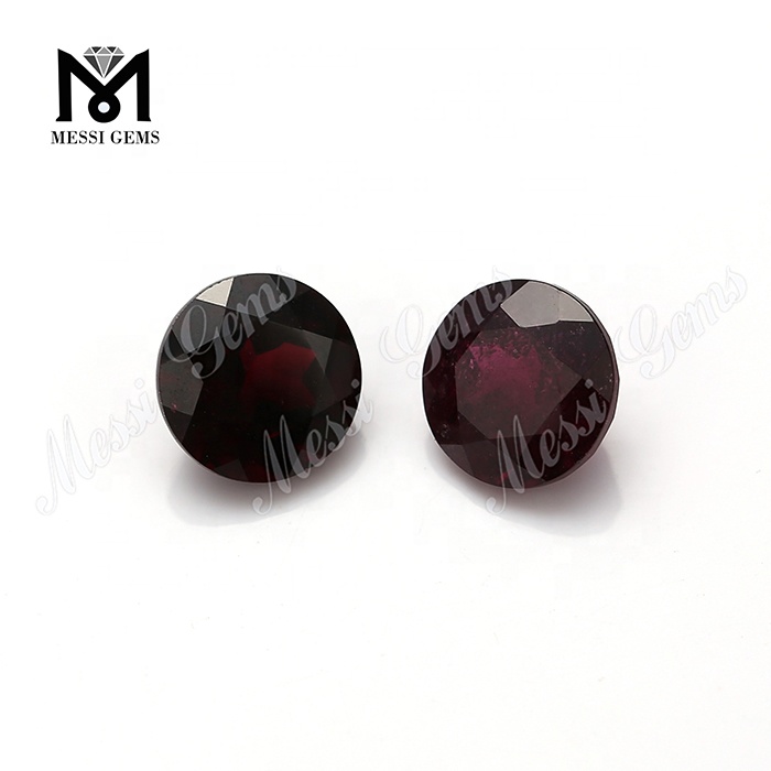 8,0 мм круглые бриллиантовые огранки натуральные пурпурные гранаты россыпью