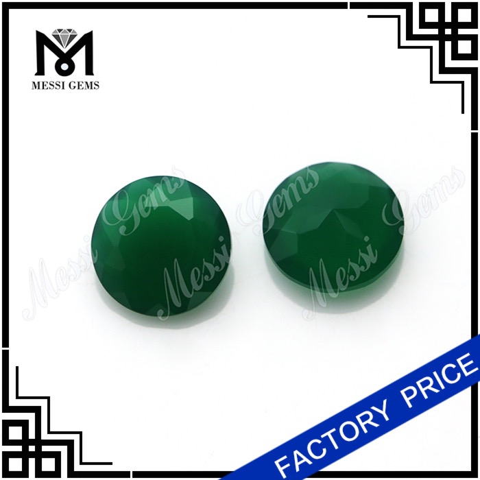 8 мм китайский зеленый натуральный агат круглой огранки