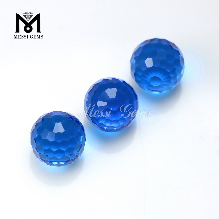 дешевый заводской драгоценный камень синие стеклянные бусины