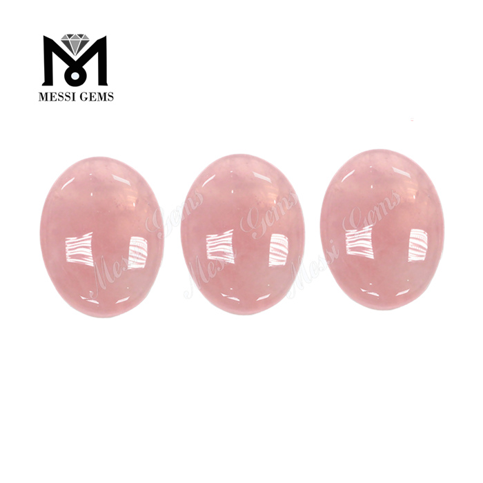 заводская цена овальный кабошон 10x12 розовый кварц драгоценный камень натуральный камень
