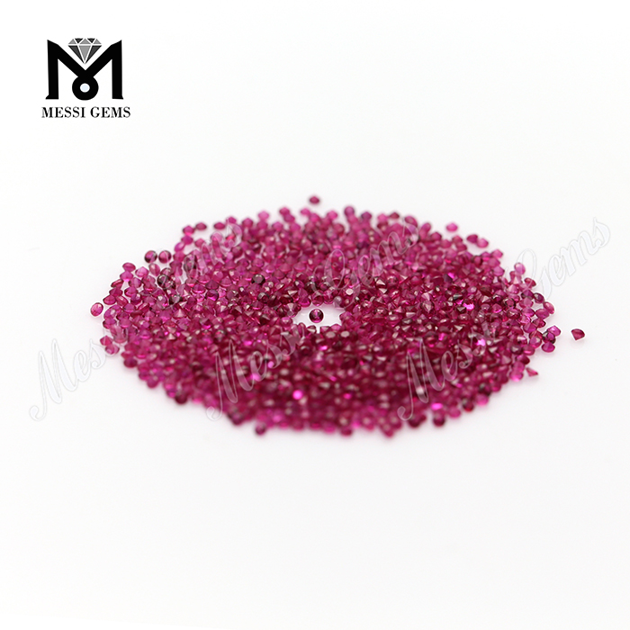1,3 мм кроваво-рубиновые бусины из натурального красного рубина с драгоценными камнями