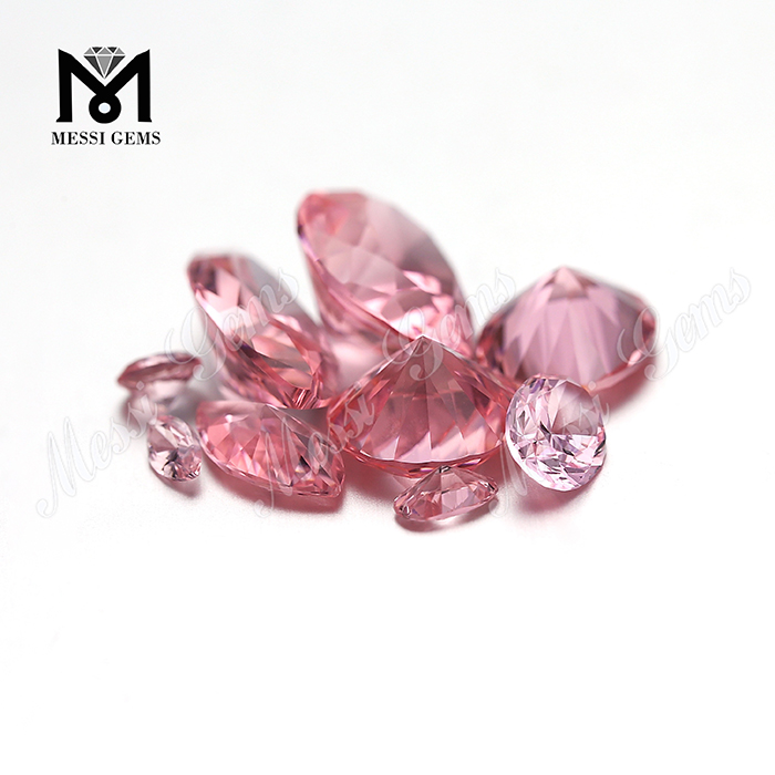 Термостойкий наноситал синтетический розовый нано-камень для ювелирных изделий