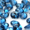 Продаются овальные ограненные голубые камни качества AAA #120.