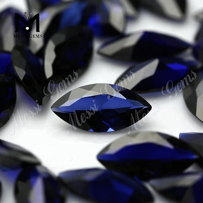 Заводская цена 34 # маркиз синий сапфир корунд драгоценный камень