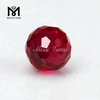 Оптовый круглый 8 мм 5 # красный рубиновый камень из бисера с отверстием