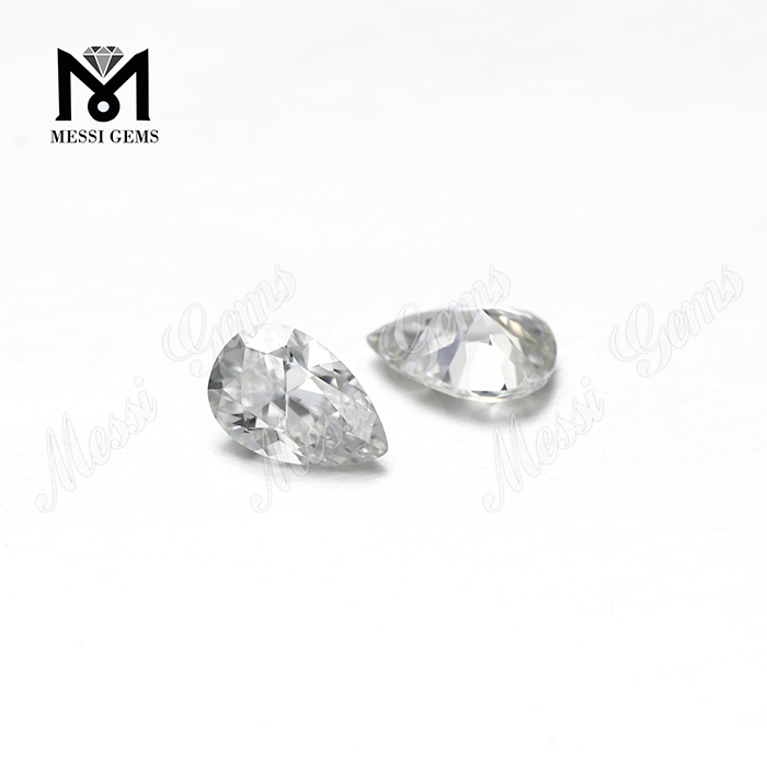 Бесцветный муассанитовый бриллиант грушевидной огранки 1 карат, оптовая цена, свободный драгоценный камень