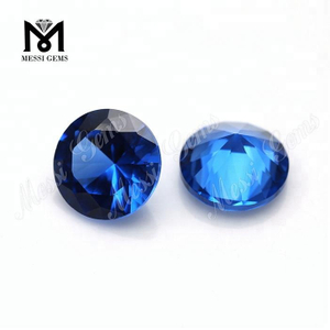 Синтетический драгоценный камень синий 10,0 мм 119 # камни шпинели