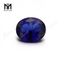 Синтетический наноситал овальной огранки 10x12 мм синий драгоценный камень наноситал
