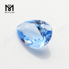 Оптовая 106 # синий камень шпинель огранки груша синтетический драгоценный камень шпинель
