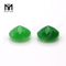 Круглые зеленые нефритовые драгоценные камни круглой огранки 8,0 мм для украшения ювелирных изделий