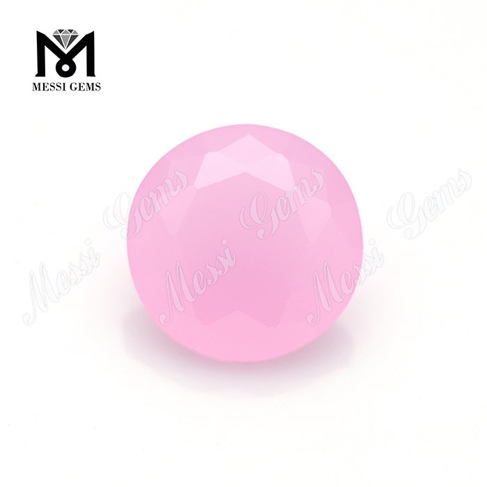 розовый кварц 10 мм круглой формы стеклянный драгоценный камень