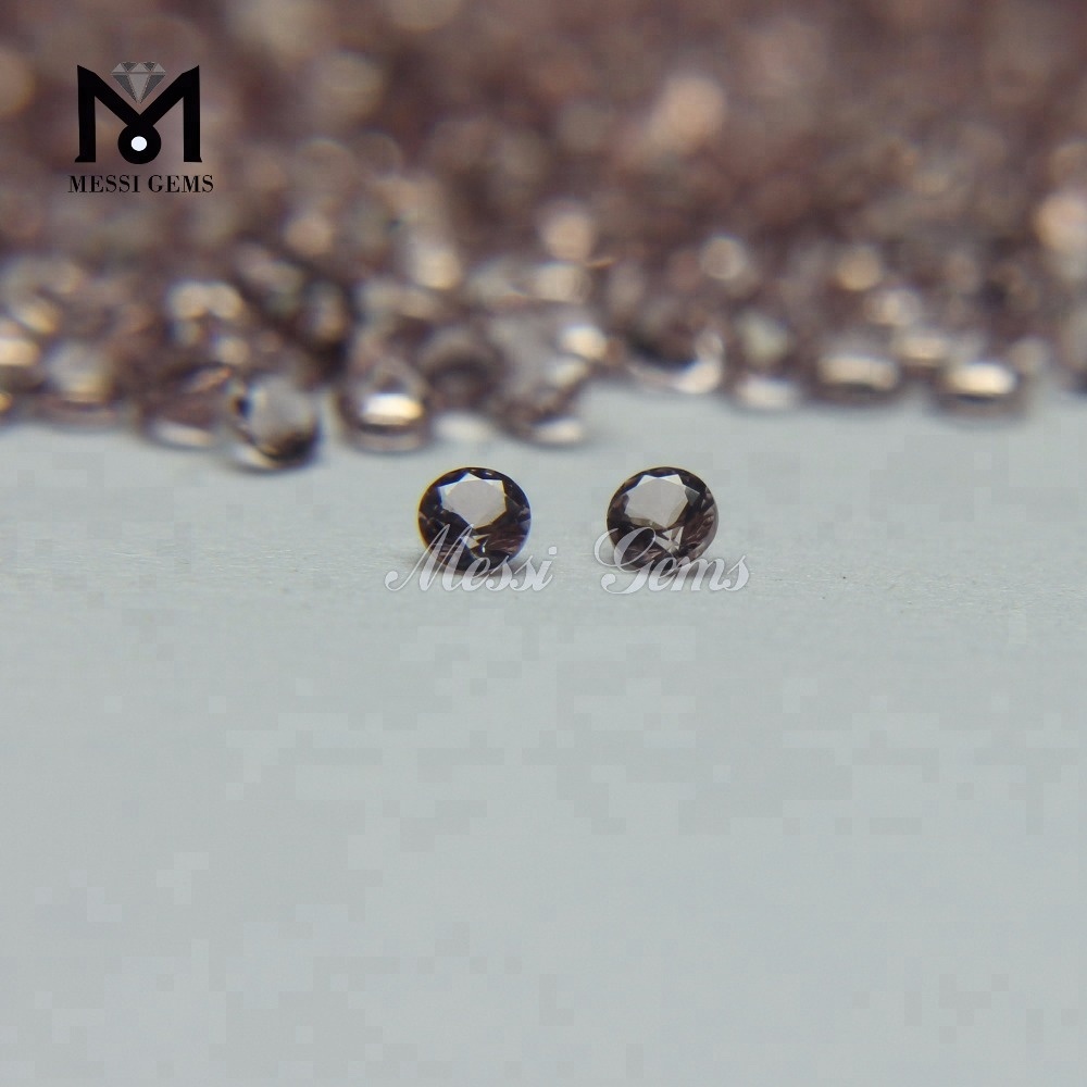 Оптовая цена круглый 1,5 мм морганит цвет нано драгоценный камень