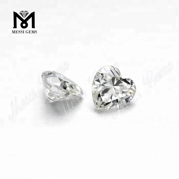 Сертифицированные муассаниты VVS Heart Cut Clear Lab Gemstones