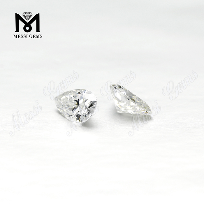 Бесцветный муассанитовый бриллиант грушевидной огранки 1 карат, оптовая цена, свободный драгоценный камень