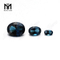 Восковое литье, овальная огранка, 10x12 мм, лондонский синий, наноситаловый камень