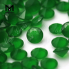 Оптовая машинная резка круглая 7,0 мм изумрудно-зеленая свободная бусина из драгоценных камней для ювелирных изделий
