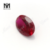 Овальные машинной огранки Red Ruby Gemstones Синтетические искусственные рубины для изготовления ювелирных изделий