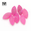 Оптовые бусины из натурального агата розового цвета Marquise Druzy