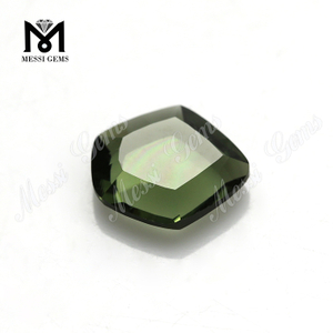 wholesale 9x10 мм шестигранная форма зеленый стеклянный камень синтетическое стекло цена