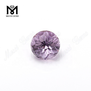 Оптовая цена натуральный аметист 14 мм причудливая форма цветок огранки аметист свободный драгоценный камень