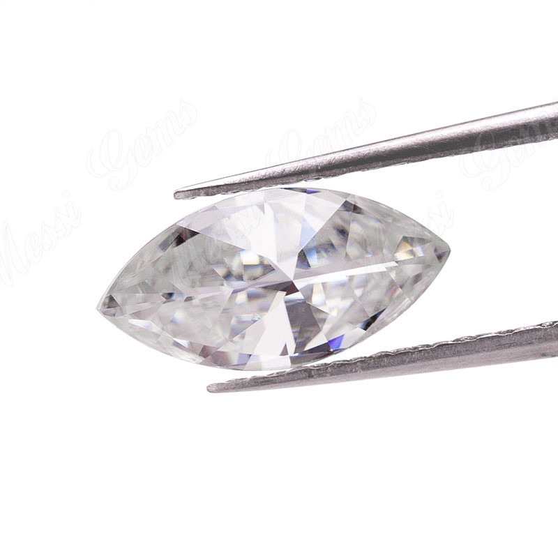 Оптовая цена машинной огранки деф цвет маркиза форма рыхлый муассанит бриллиант