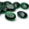 Горячая цена продажи агатовые бусины овальной огранки драгоценный камень зеленый бразильский агат камень