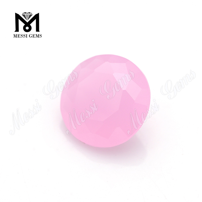 розовый кварц 10 мм круглой формы стеклянный драгоценный камень