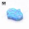 Созданные в лаборатории синтетические россыпью 11 x 13 x 2,5 мм голубые опаловые камни хамса