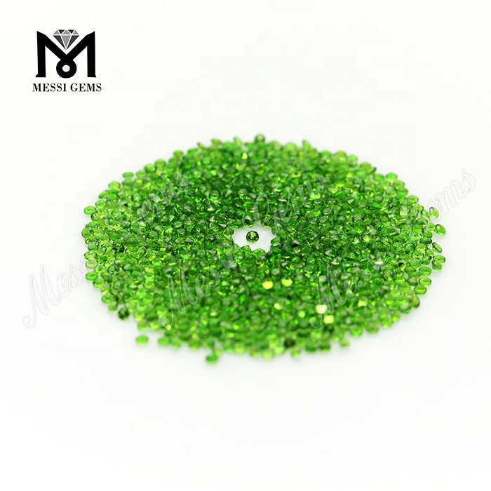 популярная продажа небольшого размера зеленого цвета натурального диопсидового камня