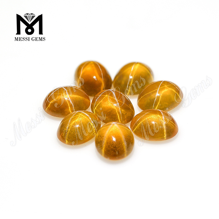 Китайские синтетические желтые камни с сапфиром звезды цвета цена для ювелирных изделий