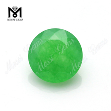 камни природы зеленого нефрита отрезка 8мм круглые естественные для делать ювелирных изделий