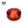 Синтетический 1,75 мм круглый оранжевый драгоценный камень CZ свободный кубический цирконий камень