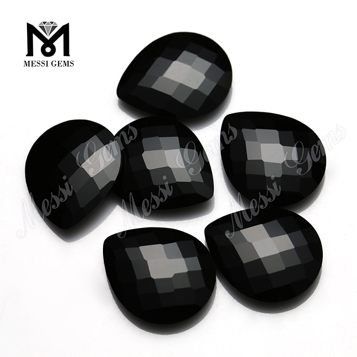 драгоценные камни грушевидной огранки натуральные черные нефритовые камни для продажи