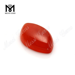 кабошон красного нефрита огранки маркиза из натуральных драгоценных камней для драгоценностей