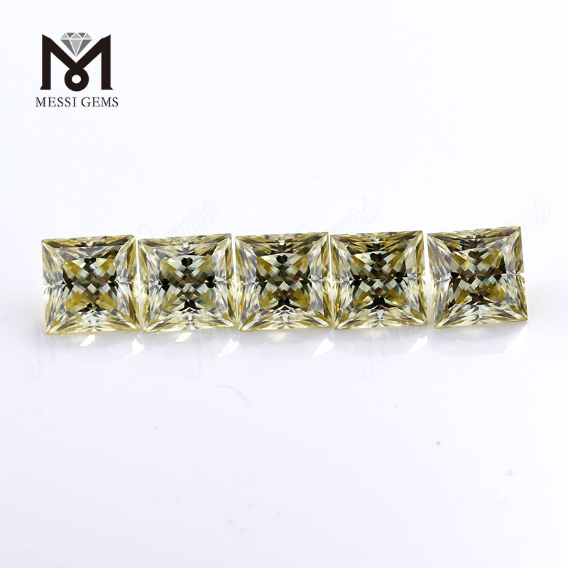желтый муассанит производитель алмазного камня свободные драгоценные камни