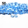 wholesale овальный 4 * 6 мм небесно-голубой нано сыпучий драгоценный камень