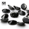 Горячая продажа Semi Gemstone овальной формы 8x10 мм черный агат камень