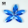 Marquise Cut Double Briolette 8 x 19mm Blue Topaz Стеклянная бусина для изготовления ювелирных изделий