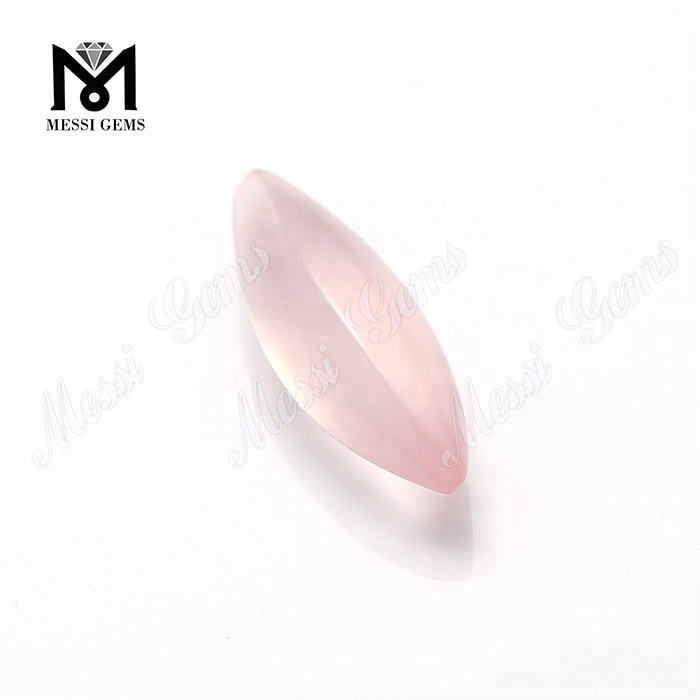 Маркиз кабошон форма 10*19 мм натуральный розовый кварц драгоценные камни