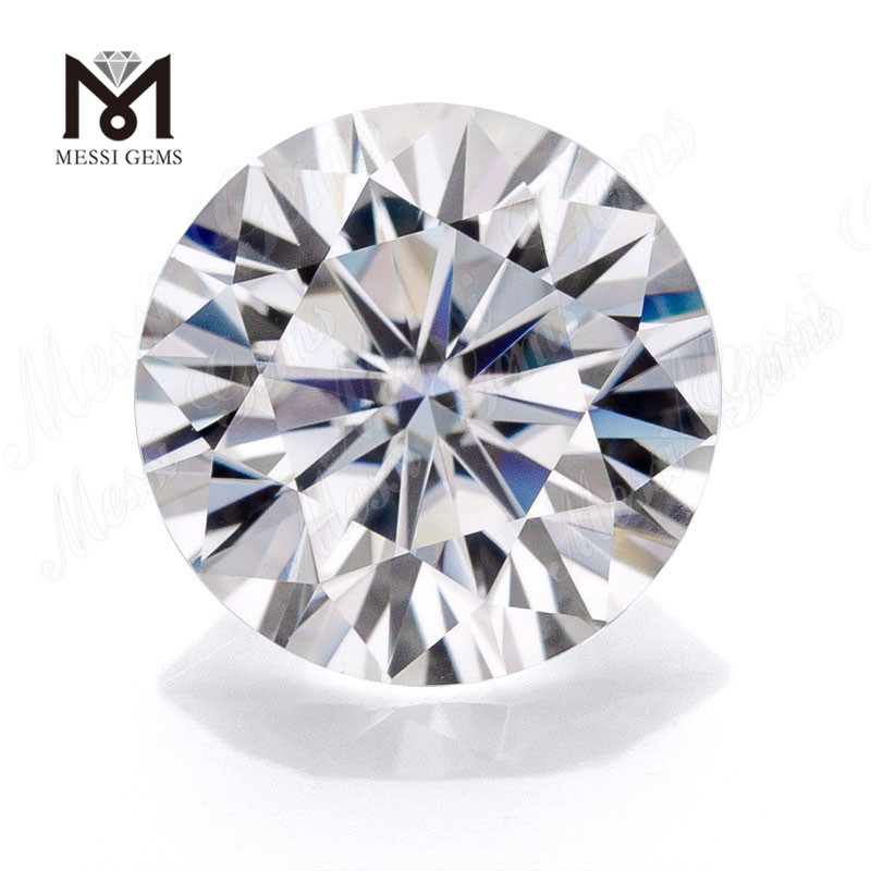 Круглый бриллиант огранки Дешевый муассанитовый бриллиант Свободный камень GH 4,5 мм Искусственный муассанитовый бриллиант
