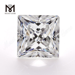 Учжоу VVS муассанит бриллиантовый белый квадратный муассанит огранки принцесса для изготовления ювелирных изделий
