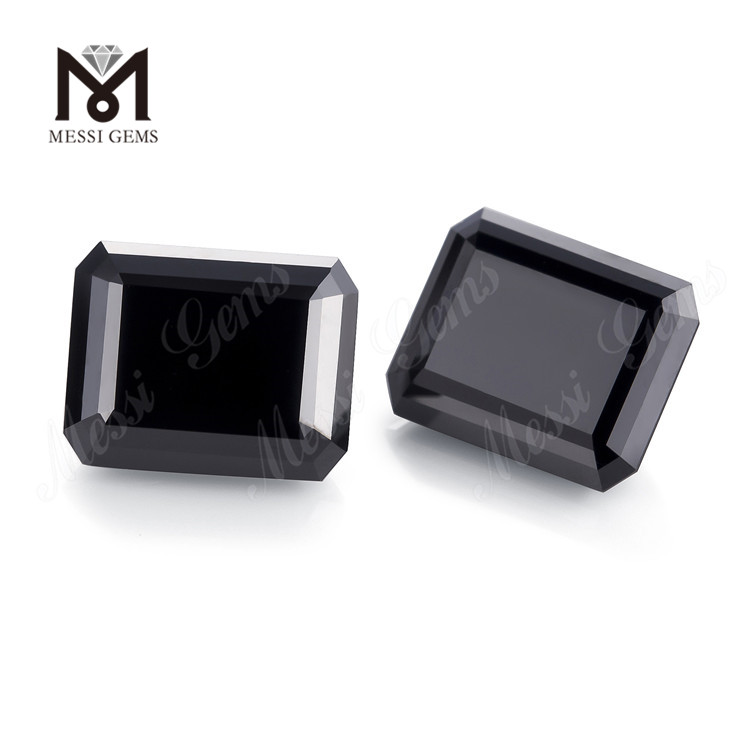 6 * 8 мм OCT синтетический муассанит черный муассанит оптом поставщик драгоценных камней