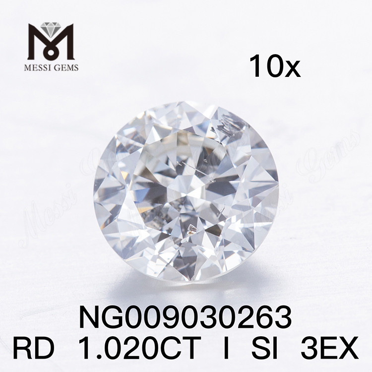 Синтетический бриллиант огранки I SI EX огранки 1,020 карата
