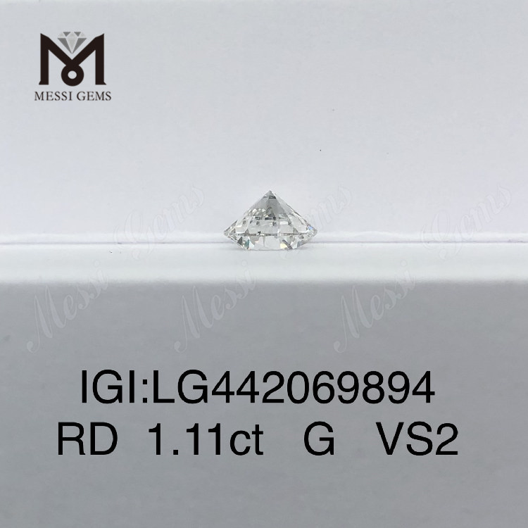 1,11 карата G VS2 Круглый бриллиант BRILLIANT IDEAL 2EX, выращенный в лаборатории, 1 карат