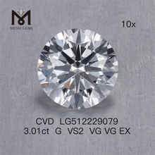  3.01CT G cvd алмаз оптом по сравнению с искусственными бриллиантами по оптовой цене